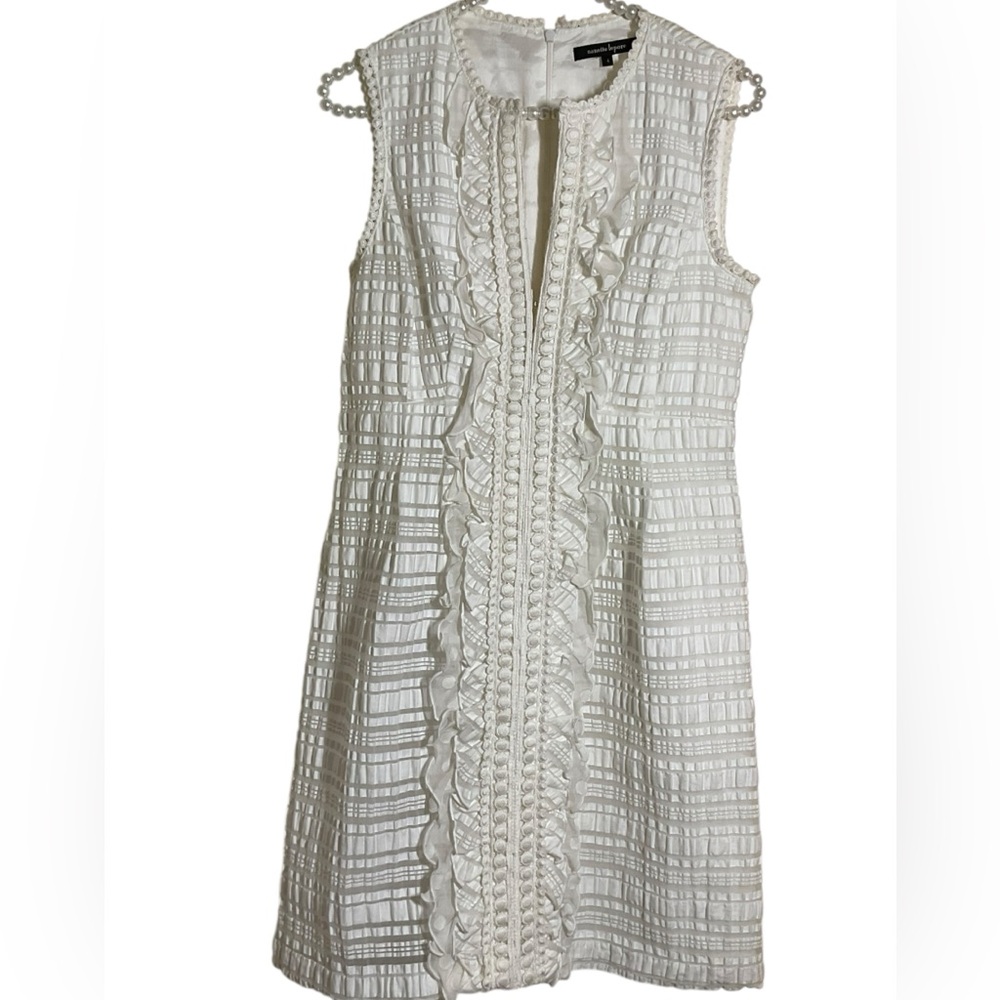 Nanette Lepore Alice ivory Sleeveless  dress Size‎ 4 - Picture 5 of 16